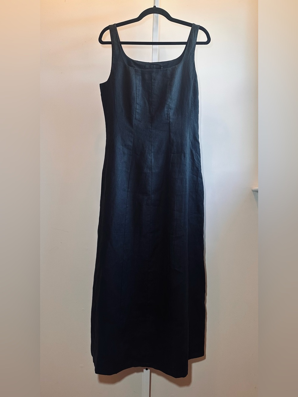 Jenni Kayne Kinney Linen Dress Black NWT Medium MSRP $445 - Picture 5 of 11